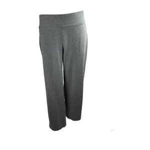 Lands' End Women's Wide Leg Gray Pants